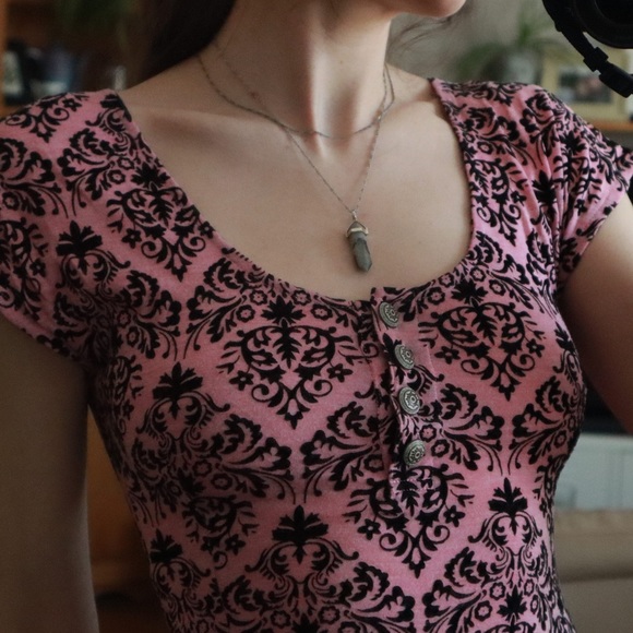 Pink ruffled mini dress - Picture 3 of 4